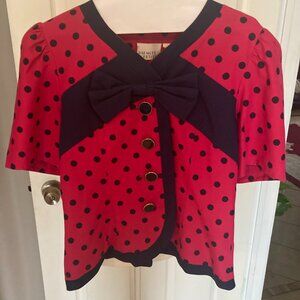Vintage Halmode Petites Short Jacket / Shirt   - size 10